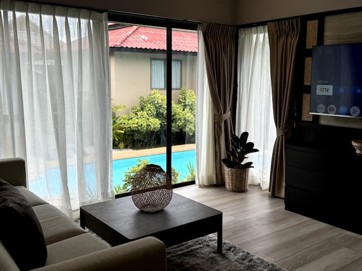 Samui Beach Villa, 20 Steps To Beach + Pool. 2bd - Ko Pha Ngan