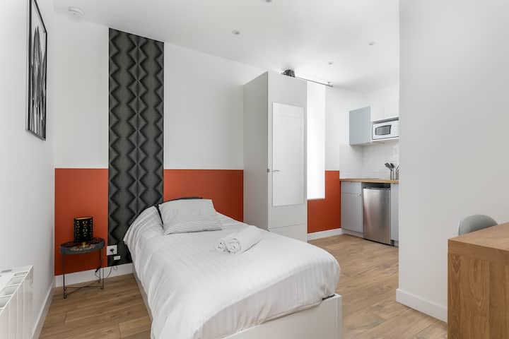 Mélen Ruz/studio 1 Pers / Centre-ville / Massillon - Brest