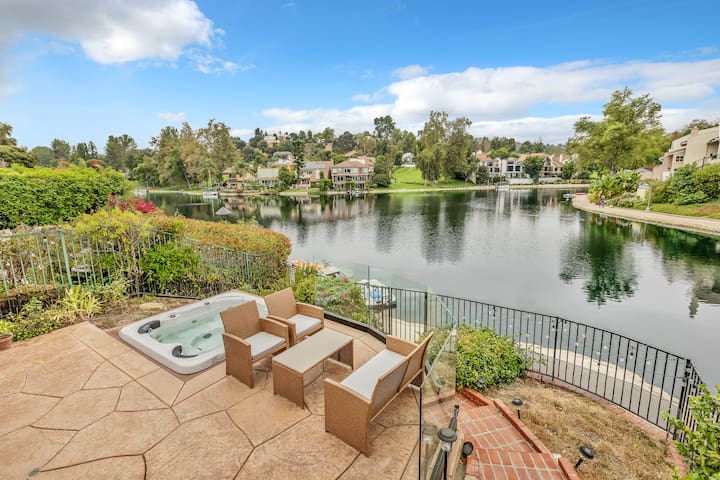 Lake Calabasas | EV Charger | 4BD | Hot Tub | BBQ