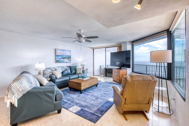 Oceanfront Condo, Pool, Hot Tub & Balconies Galore - Port Orange, FL