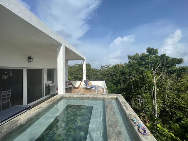 Entire home with 2 bedrooms in Las Terrenas - Nature retreat | Sea views | Relaxing pool | Peace