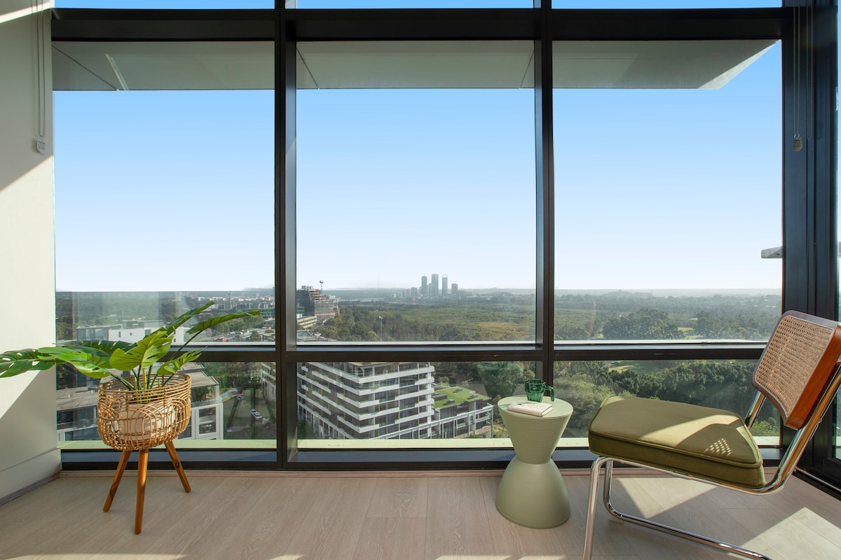 Successful Airbnb property: Urban Garden~Park&CitySkylineViews/KingBed/Parking in Sydney Olympic Park