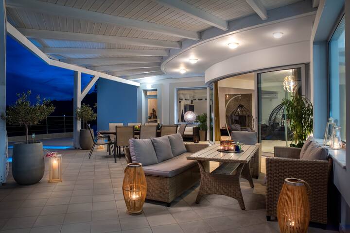 Villa Zafira – Lux. Seaview Manor – Kallithea Hill