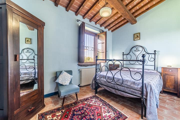Chambre bleue : :
