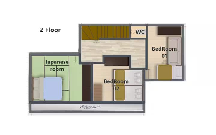 Near Narita Airport/4br/8pax/free Pkg/family Stay - Narita
