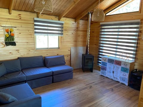 Successful Airbnb property: La Casita de los Álamos: cabin, pool, and tinaja in Quillón