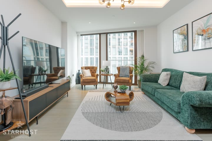 Stunning 2-bed apartment in Nine Elms