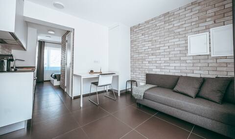 WakeUp 3 - Studio w. Terrace 4 Pax, Wi-Fi, Central