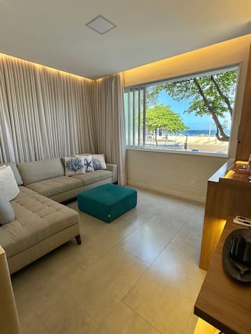 Novíssimo, vista mar Copacabana