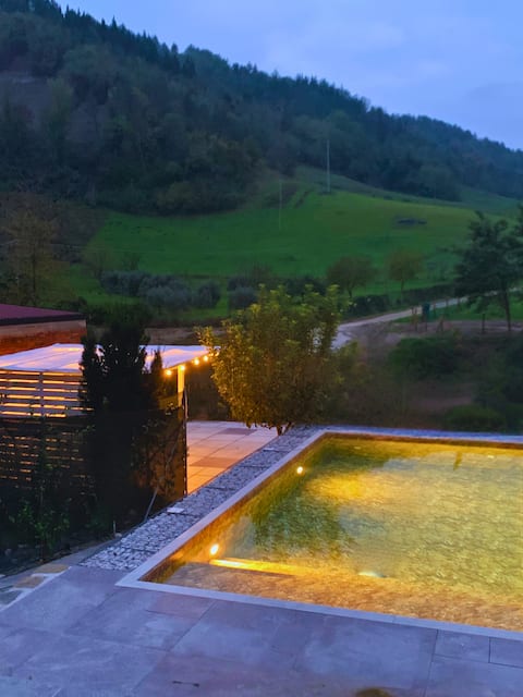 Ap Le Mimose, 10 people, swimming pool, spa and WiFi