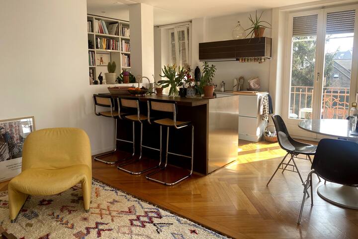 Bright Loft With 3 Balconies And View On The Lake - Lausanne