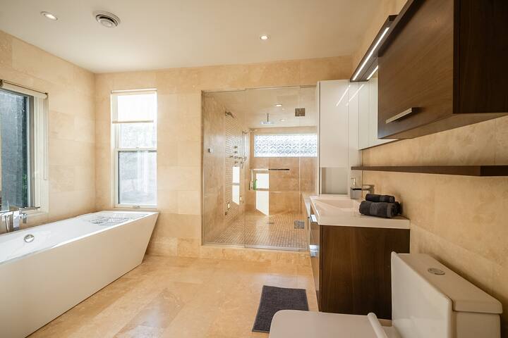 Stunning 3BR Home Downtown, Award Winning Bathroom gallery image 4