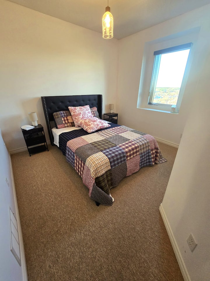 Acogedora habitación tamaño queen 