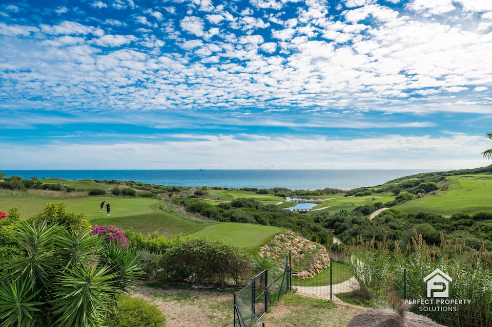 A terrace over the ninth hole at Alcaidesa, San Roque, Andalusia, Spain, photo 8 of 10