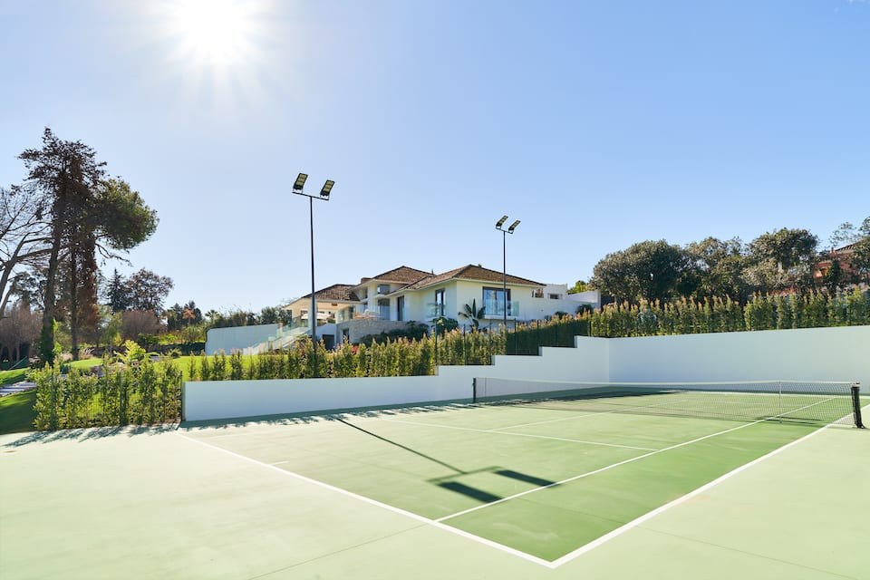 A white modern villa in big Marbella gardens, Marbella, Andalusia, Spain, photo 10 of 10