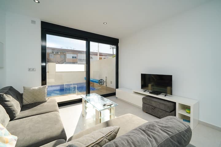 Villa Con Piscina A 700 M De La Playa En San Pedro - San Pedro del Pinatar