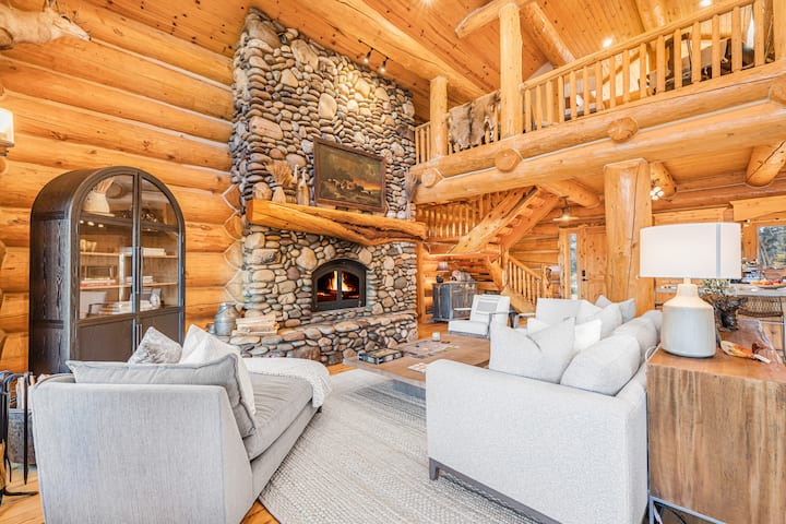 South Fork Retreat. Private Luxury Log Cabin W/ac - Swan Valley, ID
