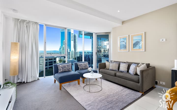 Comfy 2 Bedroom City View Apartment — Q Stay - Surfers Paradise