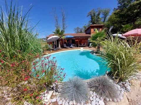 Domaine Treillou, air-conditioned, heated pool