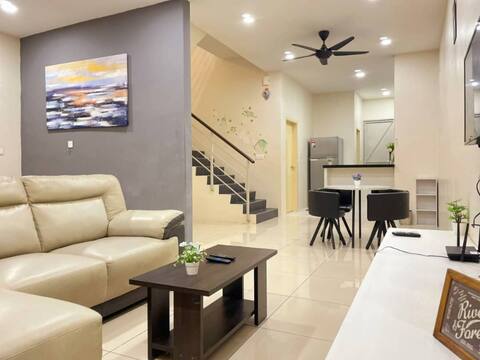 CozyHouse 4ROOM 3BATH ROOM 10PAX@SimpangAmpatTasek