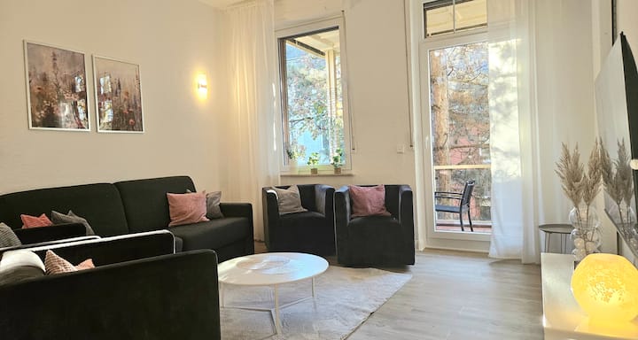 122m²-4 Rooms*central*kitchen*balcony*parking*wifi - Lünen