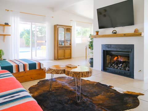 The Oasis | Pool | Gas Fire-pit | Near El Paseo