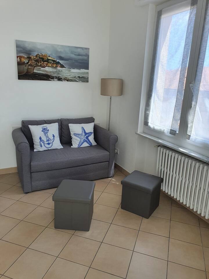 Appartement "Le Vele", 2ch, à 100 M De La Plage - İmperia, İtalya