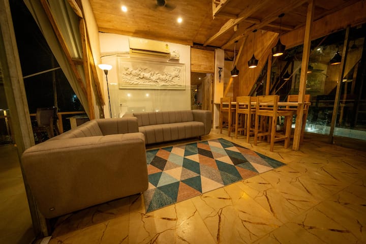 Riverside Luxury A-frame Villa Sritulasi Farmstay - Chhattisgarh
