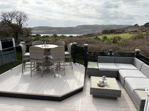 Successful Airbnb property: Lodge with sea views in South Devon in Brixham