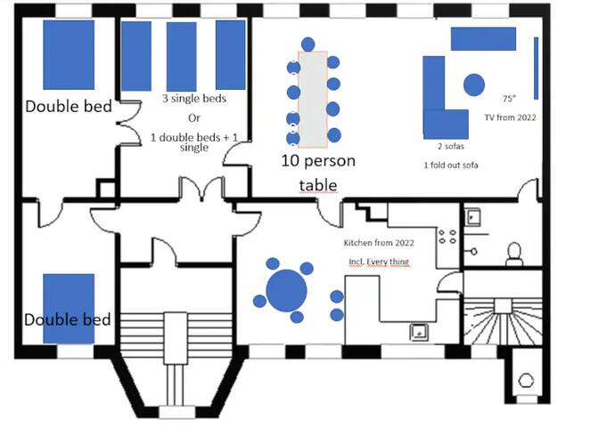Huge 213Sqm delux danish designer – city center gallery image 3
