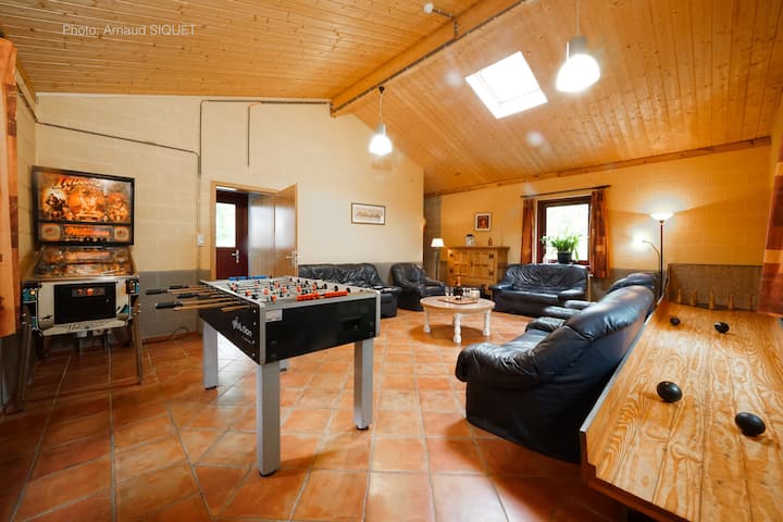 Le Lamier Jaune - Gîte Rural Pour 16 Personnes - Trois-Ponts