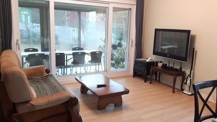 Rozkladací gauč v obývacej izbe