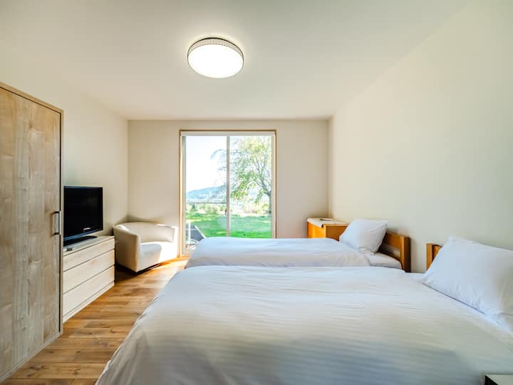 Habitación de estilo occidental: 2 camas individuales (2 personas)