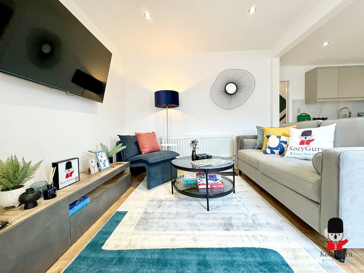 Kozy Salford 4br 2.5br 9ppl 5 Mins To City Centre - Manchester