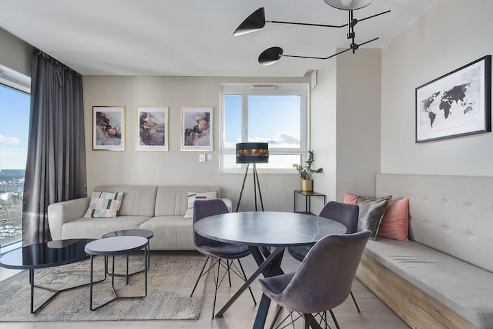 Apartament Widokowy Z 2 Sypialniami - Poznań
