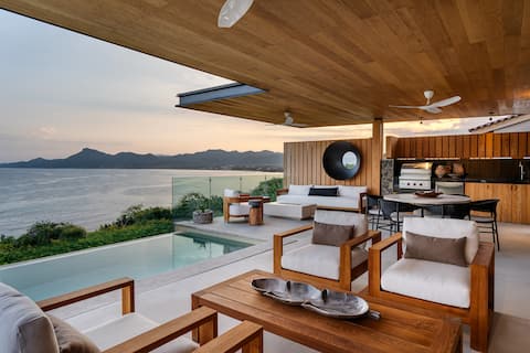 Ocean View Villa Heated Pool & Cook in Punta Mita