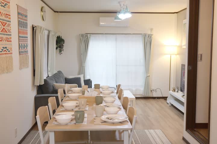 Up to 8 people 100 ㎡/9 minutes walk from Tsuruhashi Station