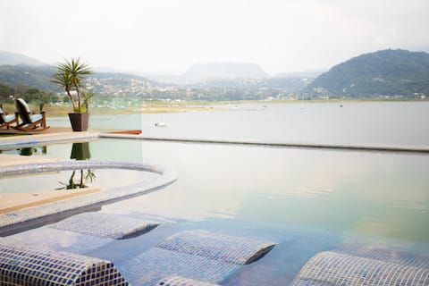 An amazing house with its own dock