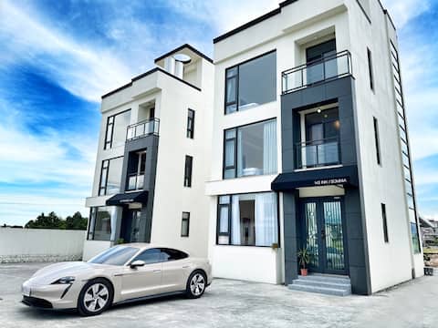 Pet-friendly British-style homestay with elevator in Yilan (electric mahjong, kitchen, barbecue area