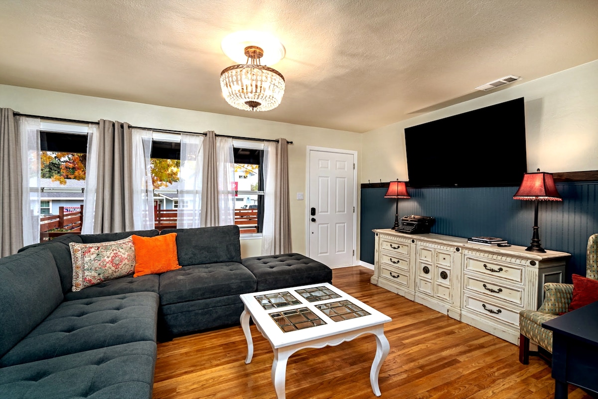 Kick back and enjoy the game or a movie on your favorite streaming app on the 65" Smart TV. 