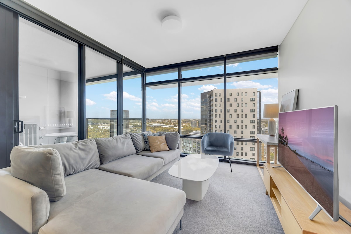 Successful Airbnb property: 2B+Study Sky Level  in Sydney Olympic Park in Sydney Olympic Park