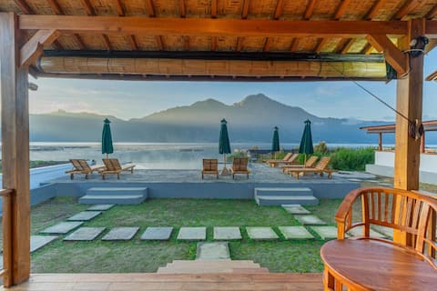 Serene Escape by Lake Batur with Panoramic View