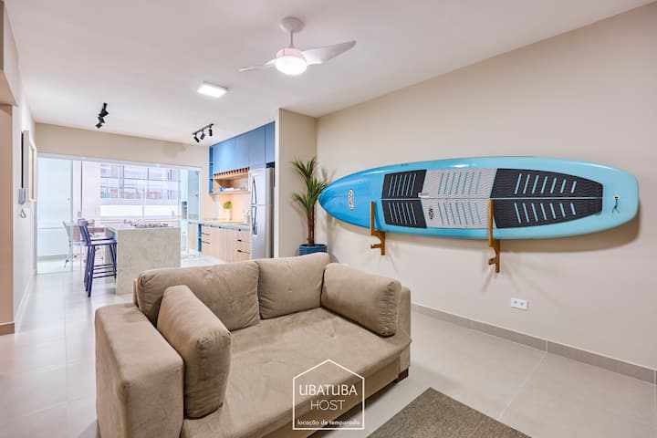 Ubatuba 300m Da Orla Itaguá - Ar/churrasqueira - Ubatuba