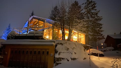 Modern cozy mountain chalet