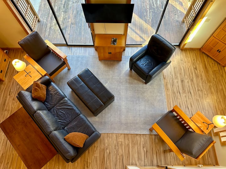 Woonkamer van Miller's Manor