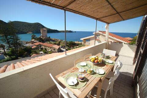 Villa Manzoni – Le Saline apartment (Sea View)