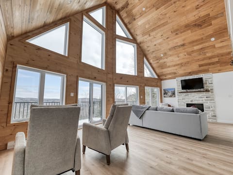 Successful Airbnb property: Chalet L'Évasion Montagnarde • Hot Tub & Magnificent View in Saint Côme