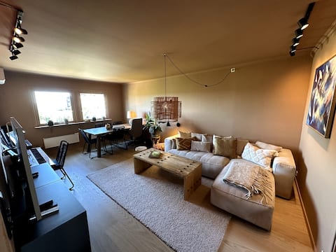 Successful Airbnb property: Fun top apartment in the city center with parking in Holmestrand