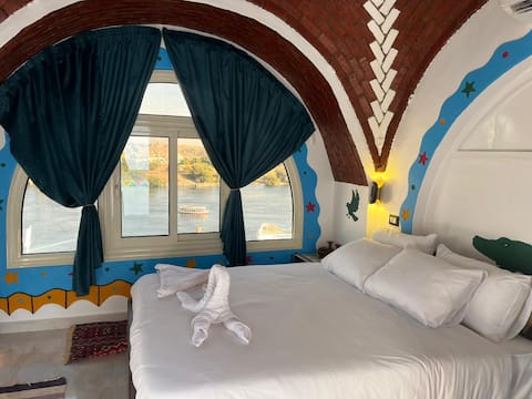 Nubian palace -Panoramic Nile view room