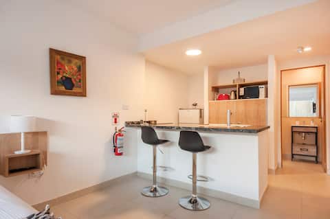 Top Airbnb: Cozy and Downtown Studio with Private Patio in Ushuaia